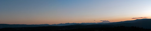sunset summer panorama mountain mountains mtrainier mro manastashridge manastashridgeobservatory
