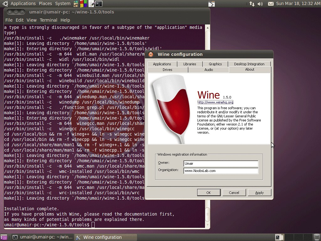 Install Wine 27.27 from source on Ubuntu/Linux Mint (iTunes 270.x