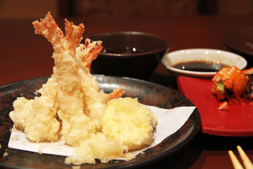 You can't go to a Japanese restaurant without some shrimp tempura