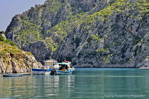 travel blue sea seascape mountains beach nature colors landscape boats island greece kalymnos nikond7000