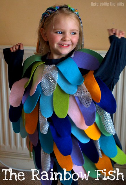 How to Make a Rainbow Fish Costume  