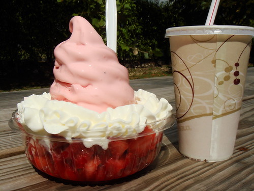 Burr's Berry Farm: Strawberry Shortcake & Shake