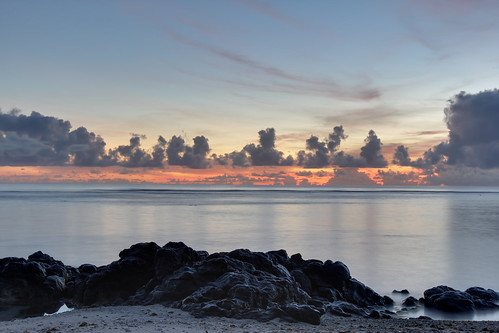 ocean clouds sunrise