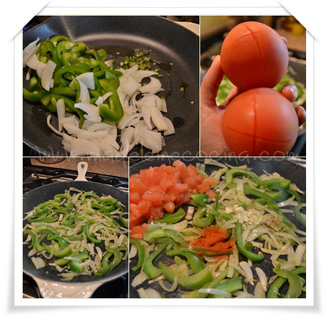 Cocinando las verduras