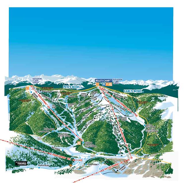Vail ski map 3
