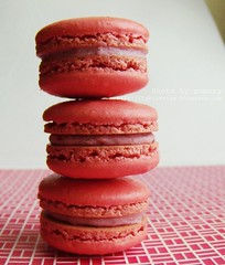 Coffee Macs With Dark Chocolate Ganache Filling  Click To Get Recipes & Ingredients 