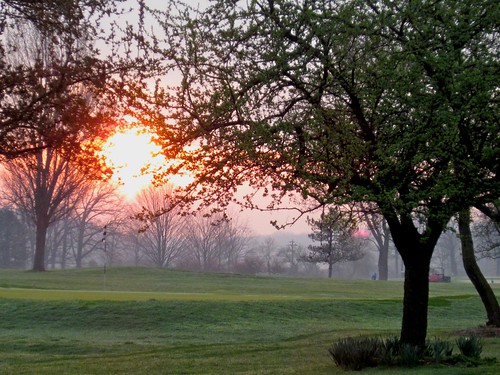 morning sunrise golf early michigan annarbor course danbruell