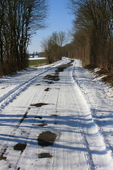 A cold walk - Photo of Aubigné