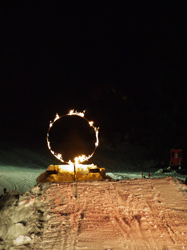 winter canada whistler jump britishcolumbia ring skiresort fireshow fireice skishow burningring