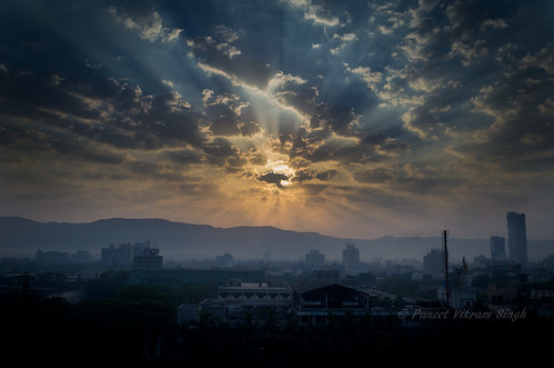 sun india clouds sunrise cityscape mumbai vashi navimumbai amazingnature nikond5100