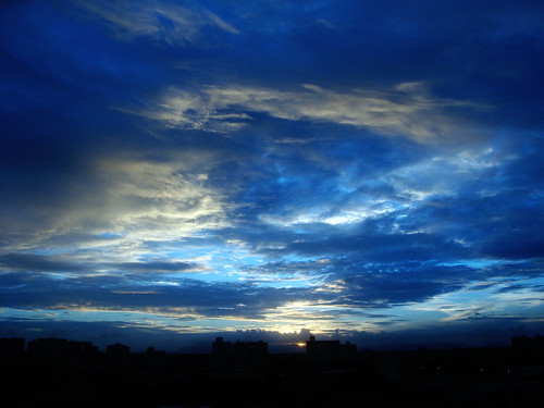 city blue sunset sky cloud brasil scape w150 arimm