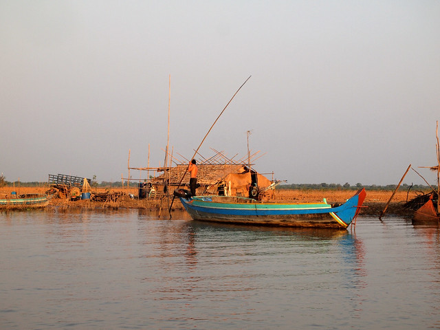 Tonle Sap Lake in Cambodia