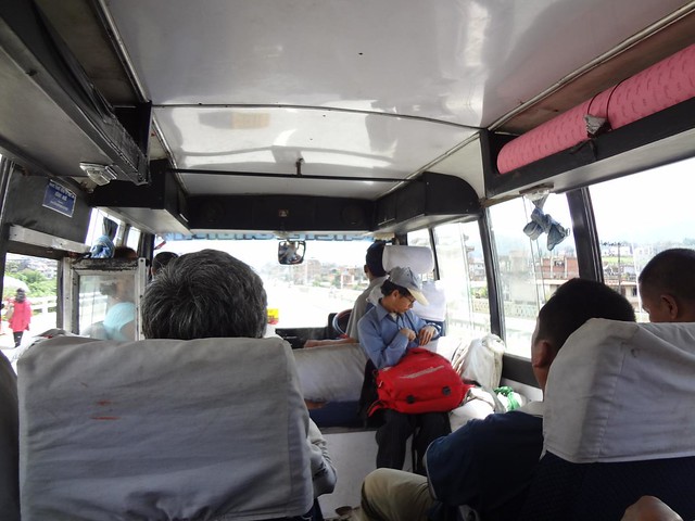Autocarro desde Kathmandu até Bhaktapur Nepal