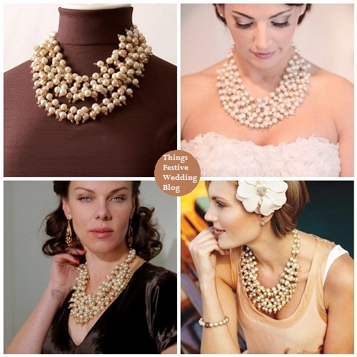 Pearl Bib Necklace - Bridal Jewelry With Versatility | Things Festive ...