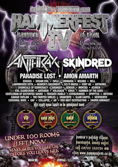 Hammerfest IV live review skindred anthrax hammer of thor metal hammer live gigs gig listings metalgigs metal gigs