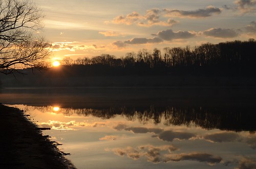park lake sunrise nikon state pennsylvania reservoir pa marshcreek d7000