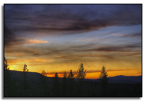 sunset washington spokane spokaneriver rutterparkway