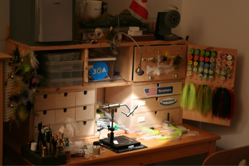 Fly Tying Cabinet With Dyna King Ultimate Indexer Nick Finney