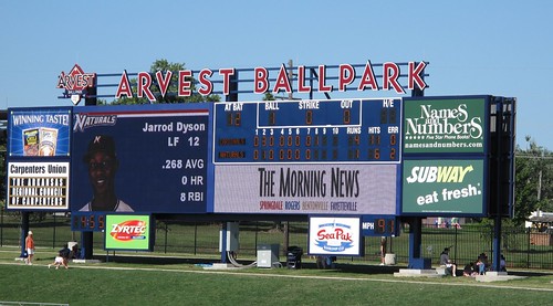 baseball arkansas minorleague ballparks texasleague arvestballpark northwestarkansasnaturals springdaleark washingtoncountyark