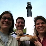 The Rish siblings, a stuffed cat, and a lighthouse...