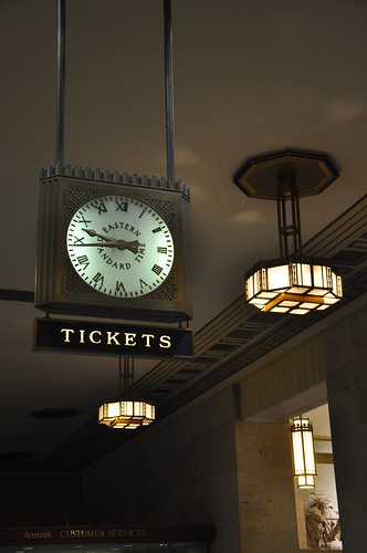Ticket Clock at 30th Street Station