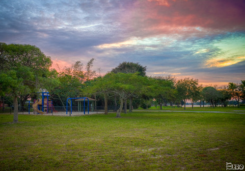 sunset lake playground clouds florida hdr lakeworth photomatix topazlabssoftware topazplugins