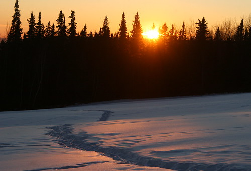 winter sunset fairbanks chenahotspringsroad tasteofalaska