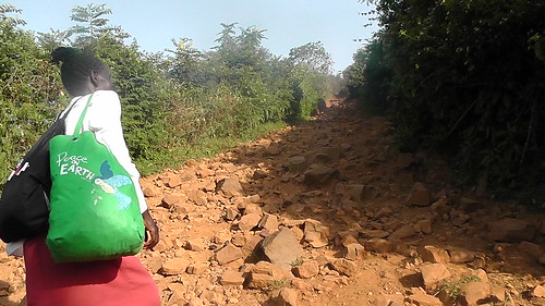 Juliana walks a two hour walk to Kisii every Saturday