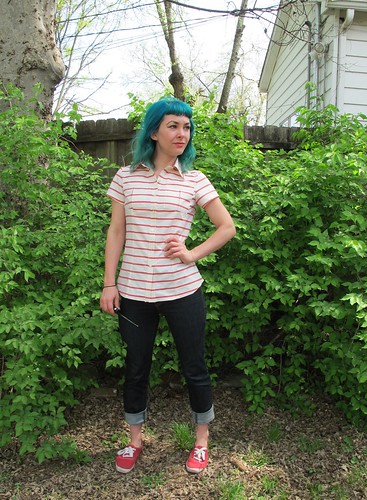 Completed: The Striped Button-Down | LLADYBIRD