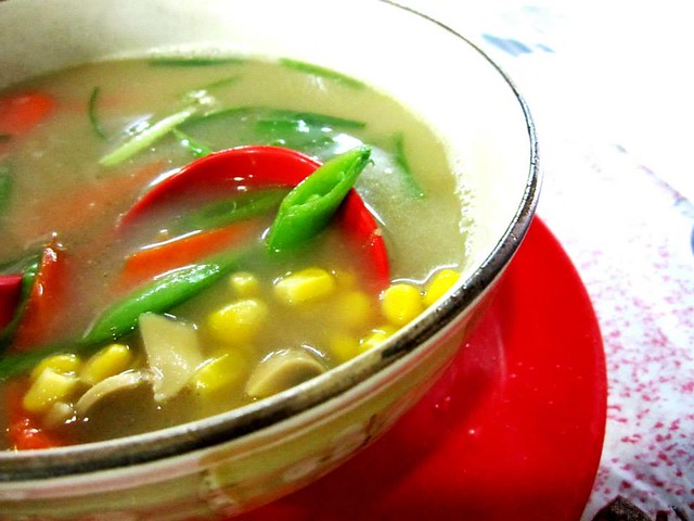 Fat Mum - sweet corn soup
