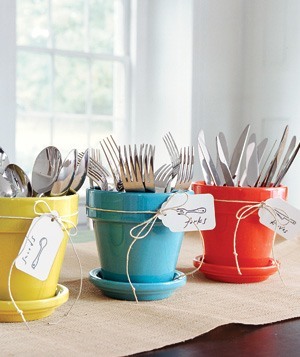 Make your kitchen more fresh and airy with colorful vases