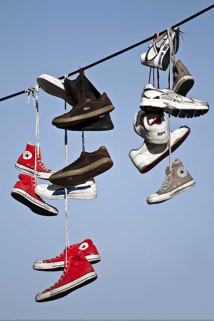 Hanging Shoes | Flickr - Photo Sharing!