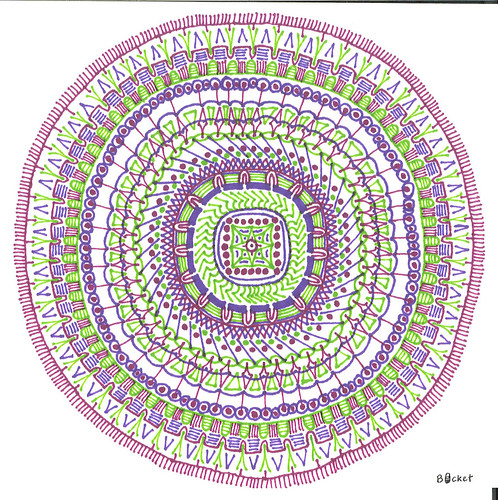 Mandala zentangle