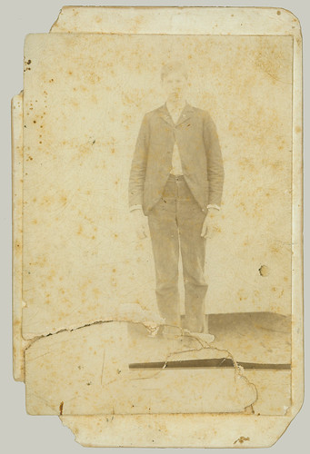 Cabinet Card man standing