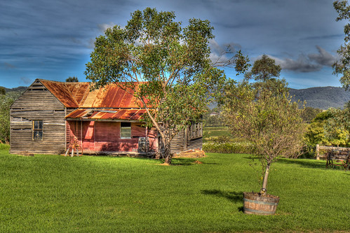 trees sun mountains tree green clouds landscape shadows australia rusted hdr huntervalley
