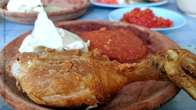Ayam Penyet, Pecal Lele Padang Jawa - chicken