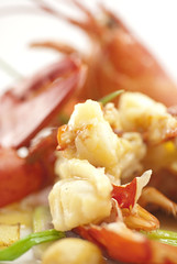 Boston Lobster in Spring Onions and Ginger Garlic Sauce: Novotel Hong Kong Nathan Road Kowloon