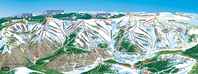 Vail ski map 2