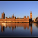 Sunrise at the Houses of Parliament (London)