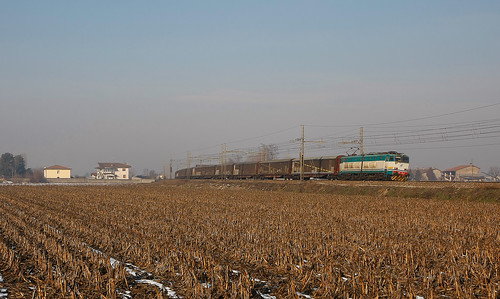train merci rail railway cargo bahn ti treno freight trenitalia ferrovia locomotiva caimano milanovenezia e655 pedrocca