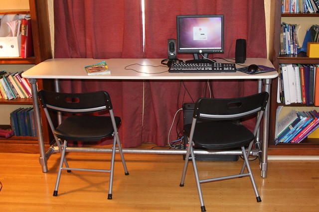 DIY Homeschool Double Desk