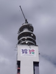BT Tower - from Great Charles Street Queensway - London 2012 logos
