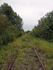 The railway line E of Grévillers