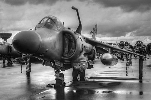 2004 navy royal september static bae hdr shar hms invincible airday yeovilton seaharrier rnas tonemapped fa2 801squadron zh803n004