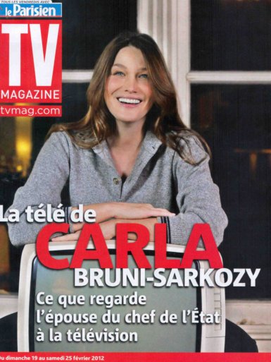 12b17 Carla Bruni TV Magazine
