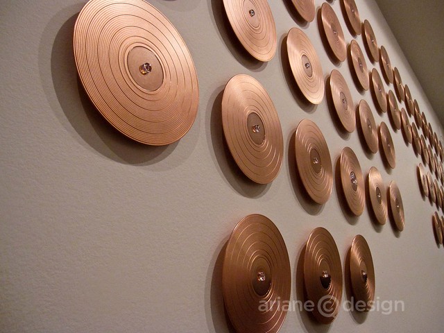Sonny Assu's series of 136 copper LPs