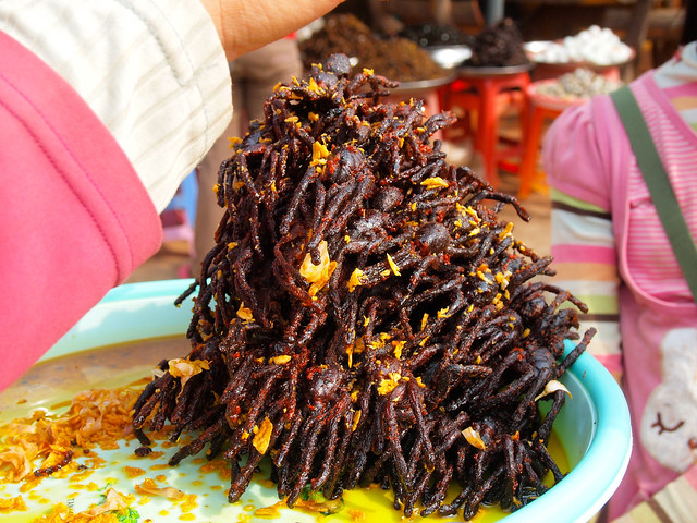 Tasty Tarantula in Phnom Penh, Cambodia | Eating Tarantula 
