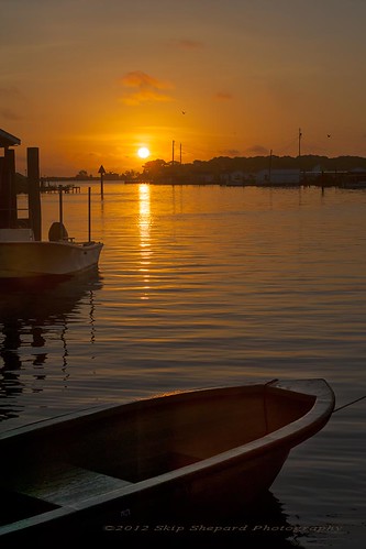sunrise boats island virginia harbor calm va chesapeake tangier chesapeakebay flickrsbest