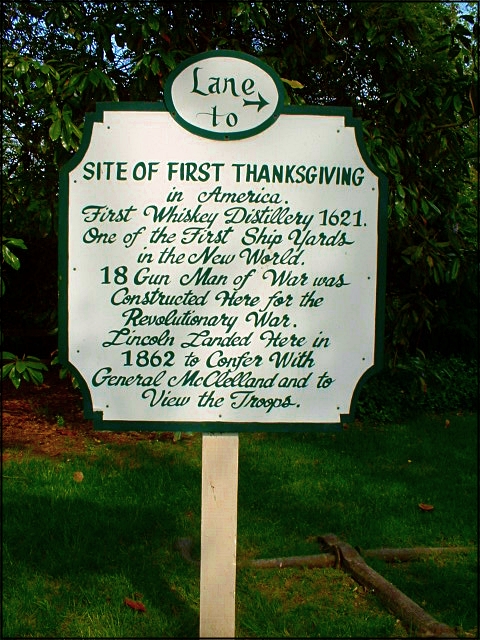 Site of First Thanksgiving in America