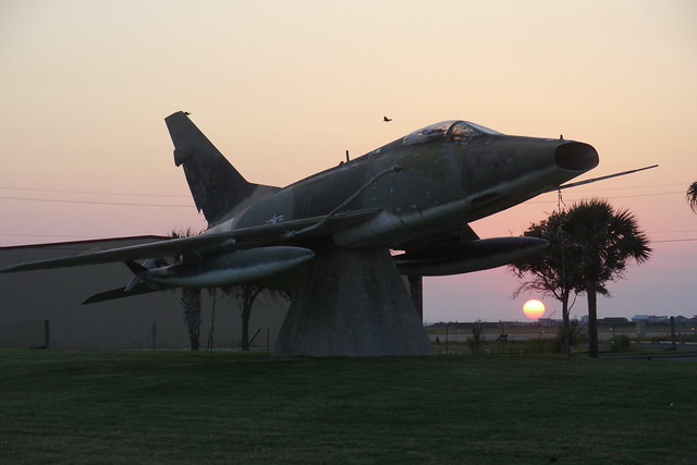 Sunset: North American F-100 Super Sabre